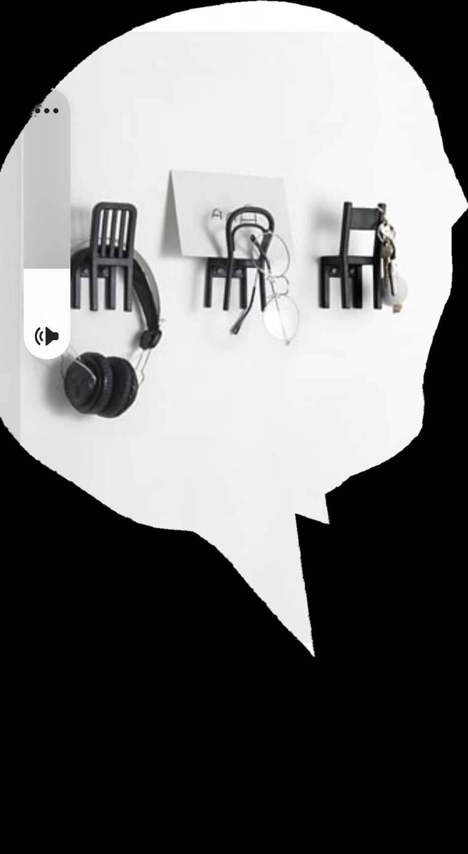 Wieszaki krzeselka 3 szt. Ikea.