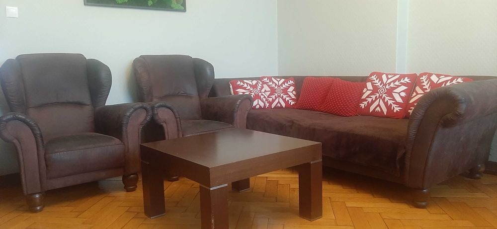 Kanapa i 2 fotele za darmo