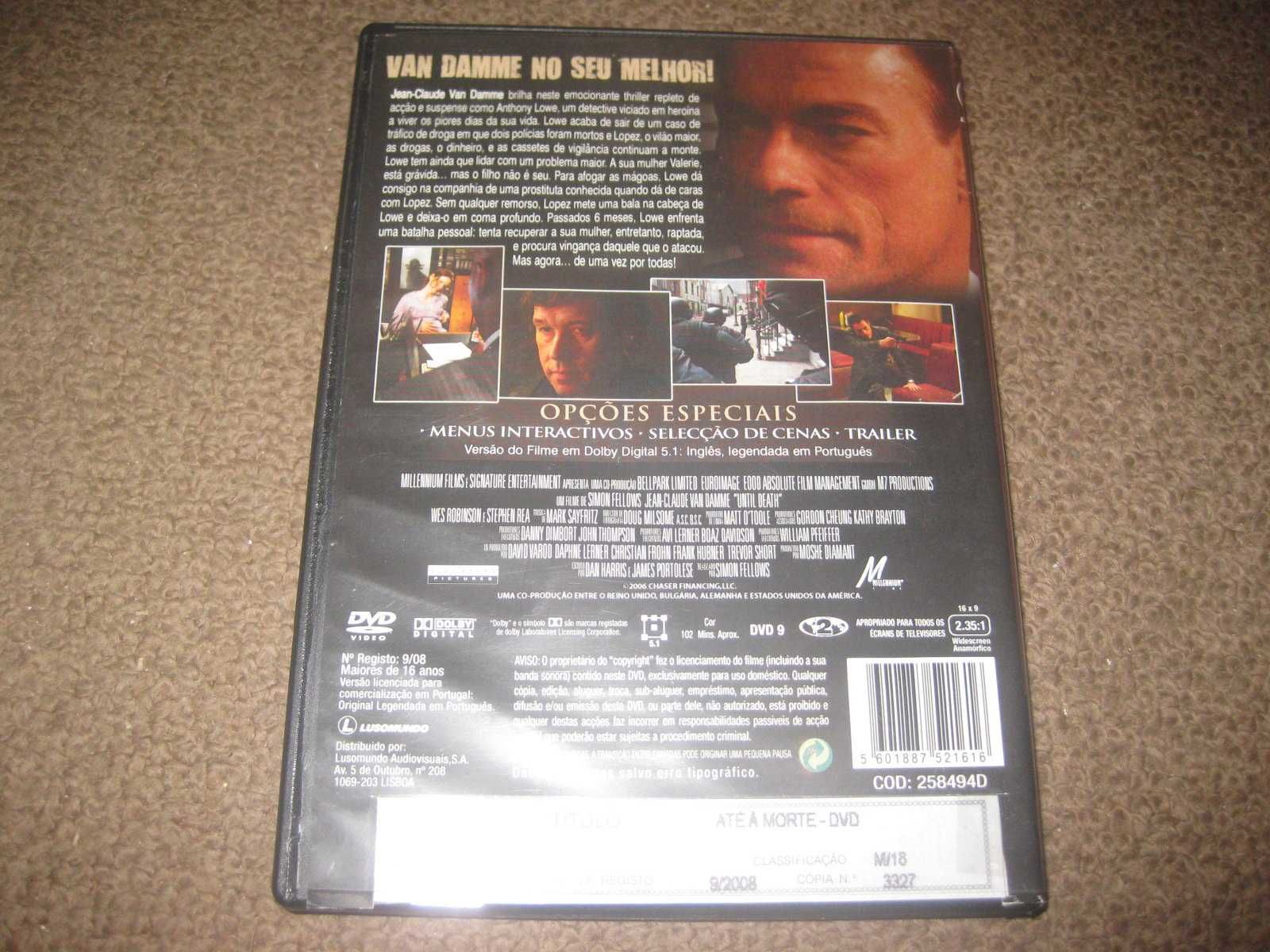 DVD "Até á Morte" com Jean-Claude Van Damme