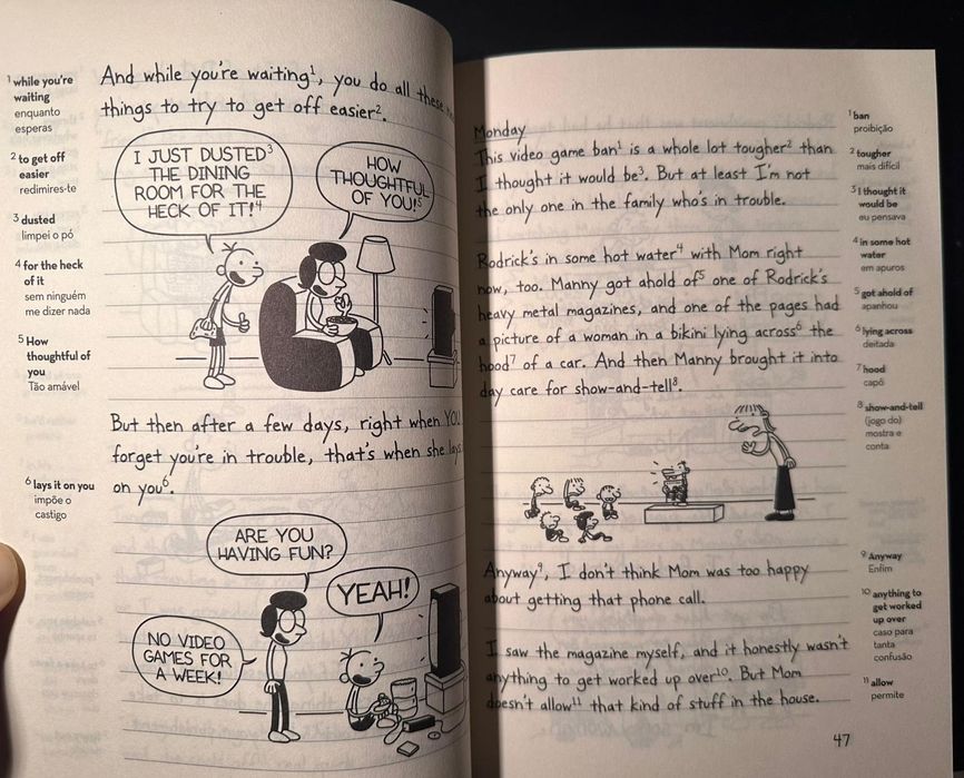 Diary of a Wimpy Kid - Aprende Inglês com o Diário de um Banana