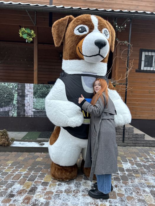 Ведмідь аніматор/ мішка аніматор медведь белый Киев Пес патрон