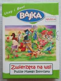 Puzzle zwierzęta na wsi