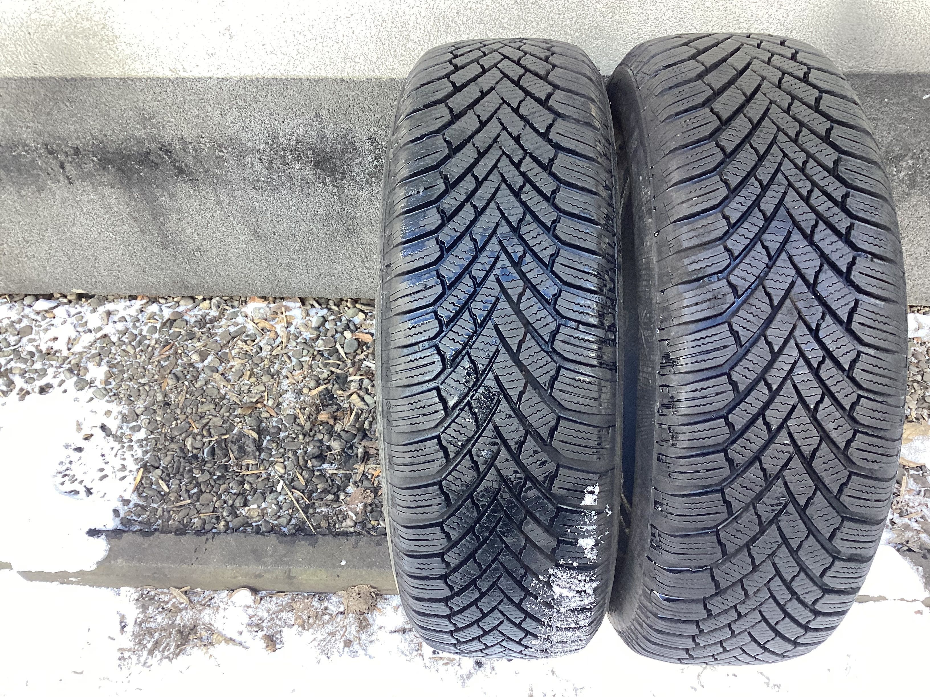 CONTINENTAL 185/65r15 2szt  opony zima zimowe 6.5mm 2020r