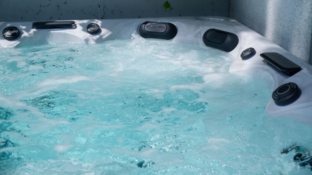 Wanna Ogrodowa Jacuzzi z Hydromasażem 6 Osób 65 Dysz 4 Pompy Balboa