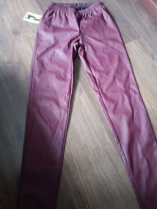 Spodnie ze skórki dla dziewczyny 170