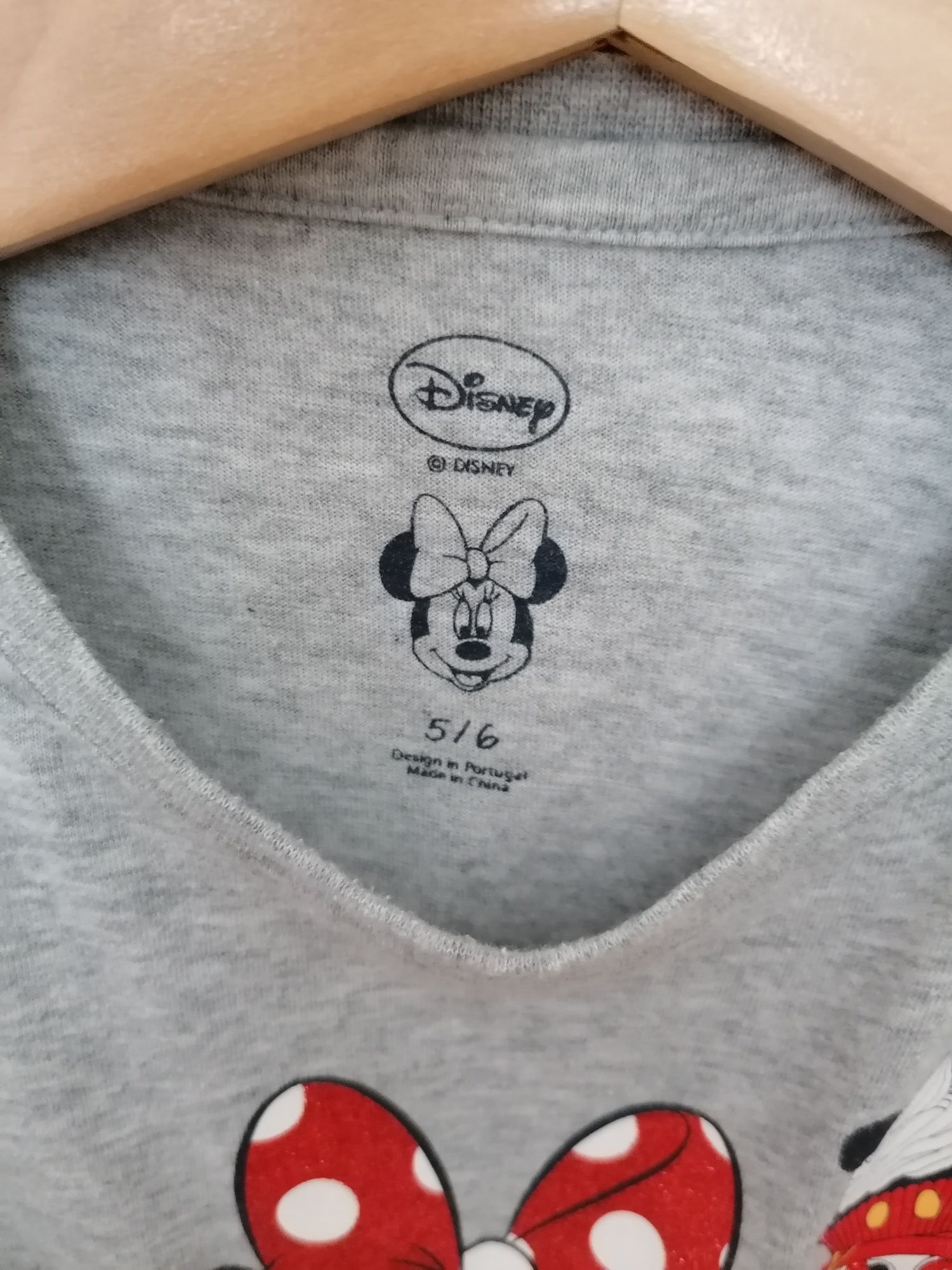 T-shirt Minnie cinzenta