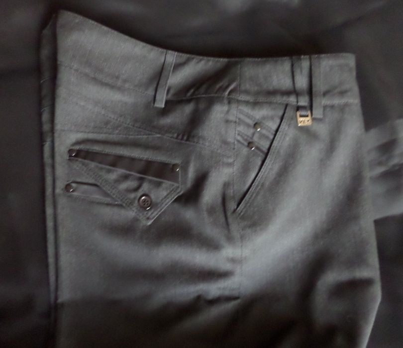 Женские брюки, штаны, джинсы. Турция. Черные. Баталы 56-58 р-р