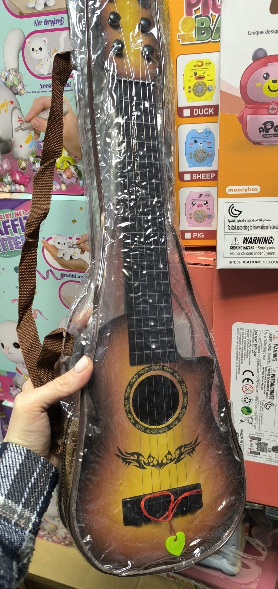 АКЦІЯ! Дитяча гітара укулеле 677-2, 4 струни, довжина 40 см