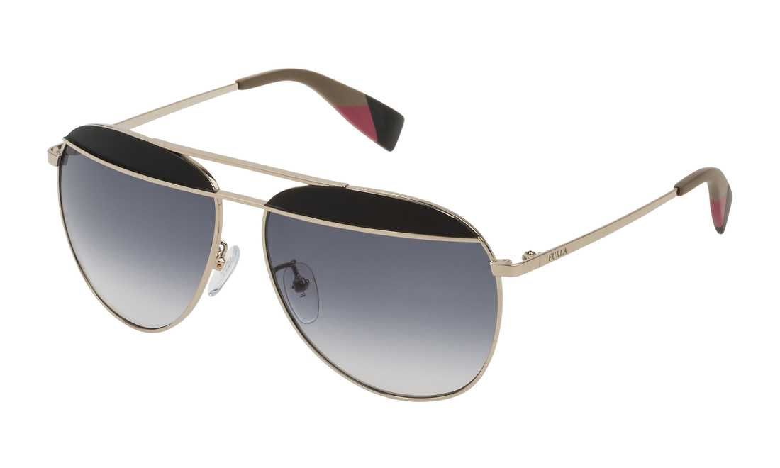 FURLA - okulary przeciwsłoneczne SFU236 gradalne - NOWE, ORYGINALNE