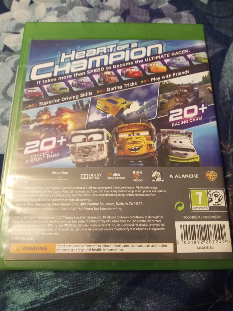 Cars 3 - Disney Xbox One