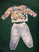 Bluza Pepco las spodnie jeans F&F r. 68