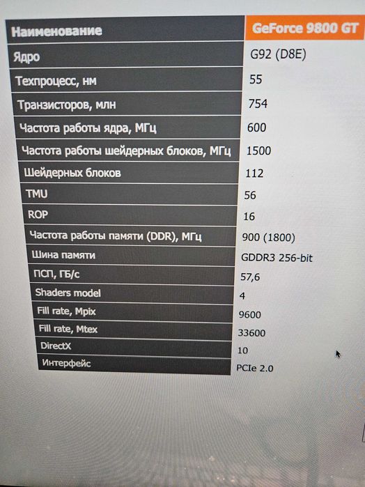 Відеокарта ASUS GeForce 9800GT DDR3 512 mB 256 bit