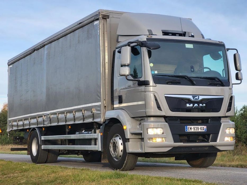 MAN TGM 18.290  18.290 kontener + firana, doinwestowany.