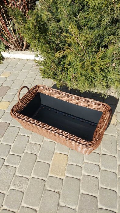 Дровниця із ротангу на 40л.