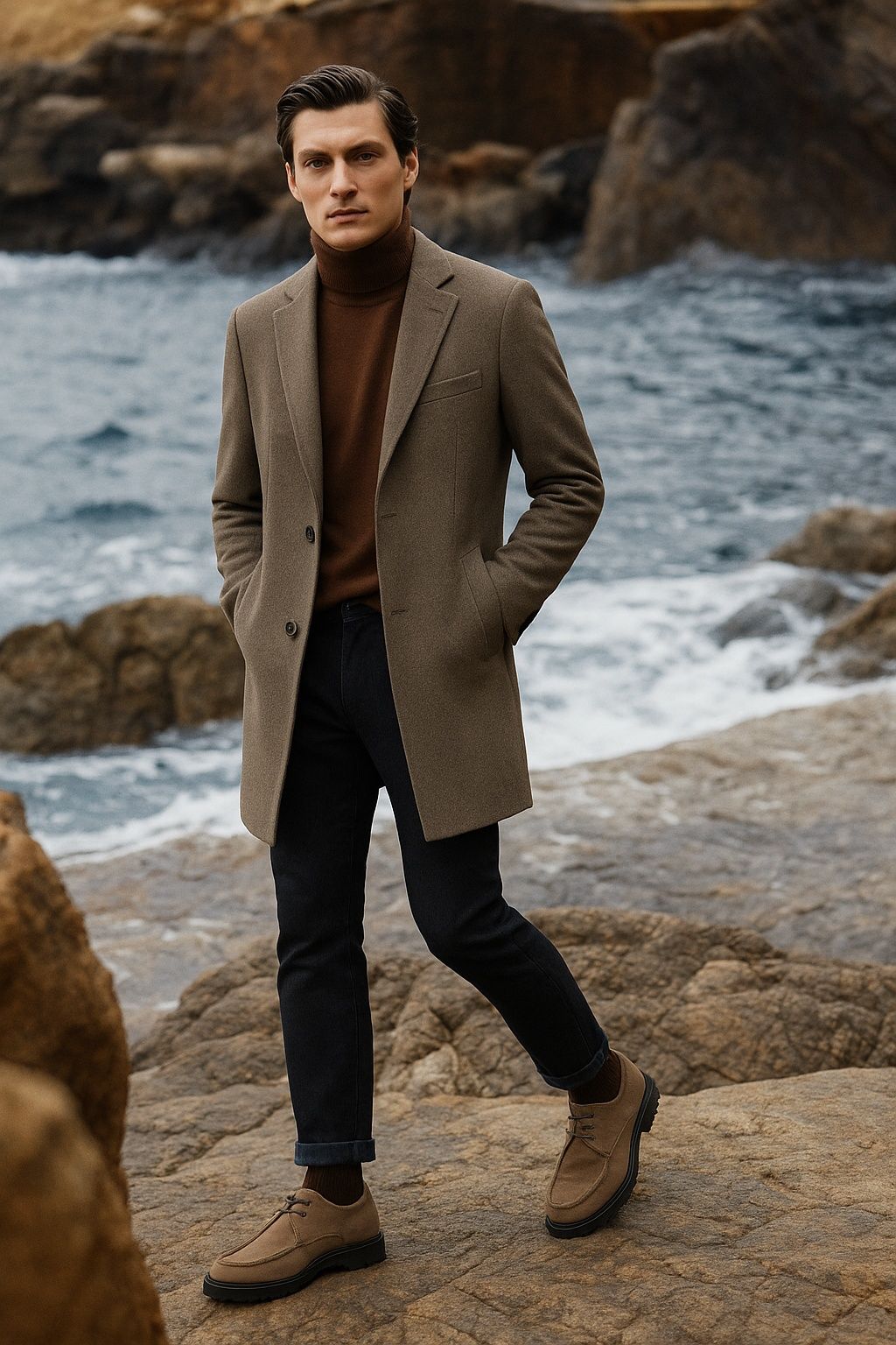 Massimo Dutti чоловічі замшеві черевики