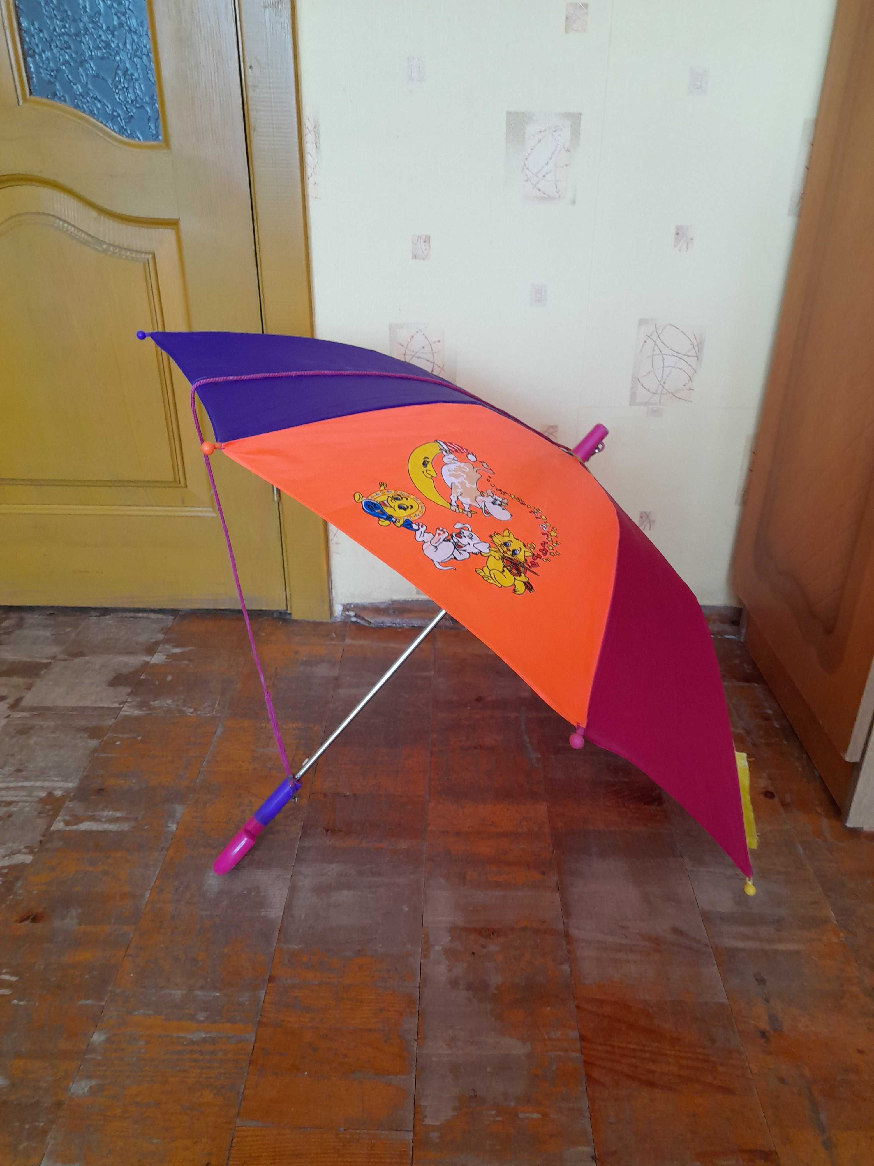 Зонт-полуавтомат детский