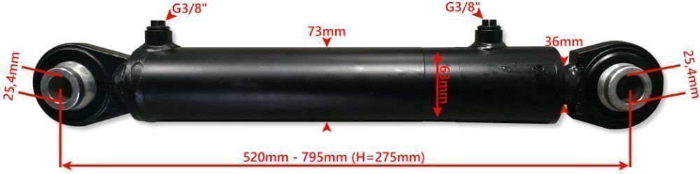 Cięgła + Stabilizatory + Łącznik CENTRALNY C-360 ZŁĄCZE EURO [7856]