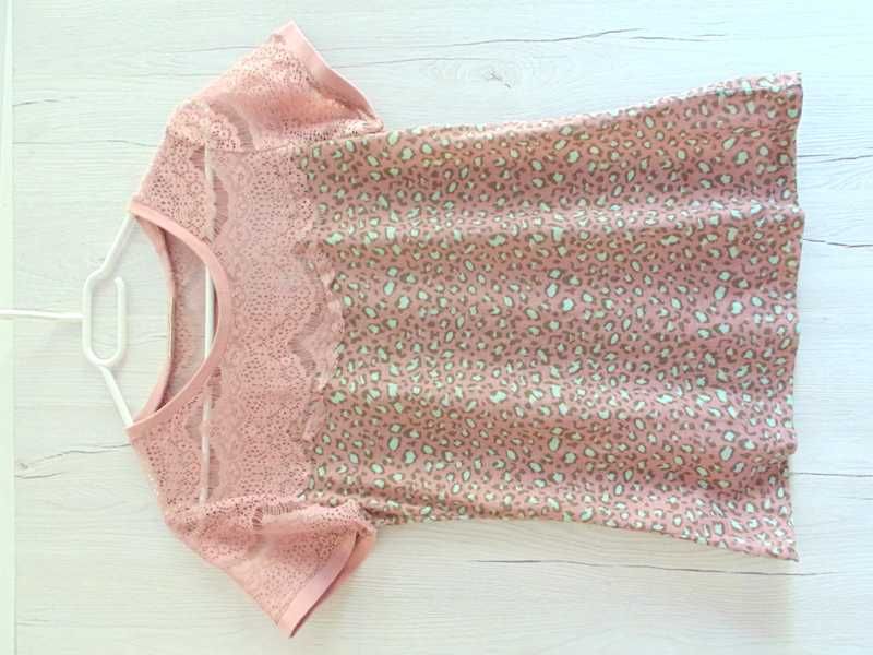 Last Girl bluzeczka damska na lato z koronką M