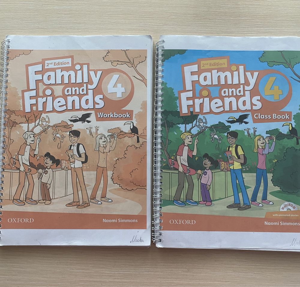 Продам книжки Family and Friends 4