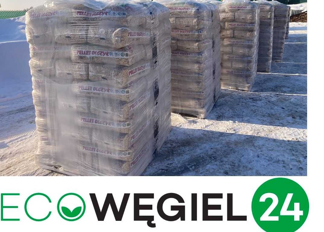 Pellet drzewny pelet EN PLUS A1 - ECOWĘGIEL 24- Olczyk-Barlinek-Lava