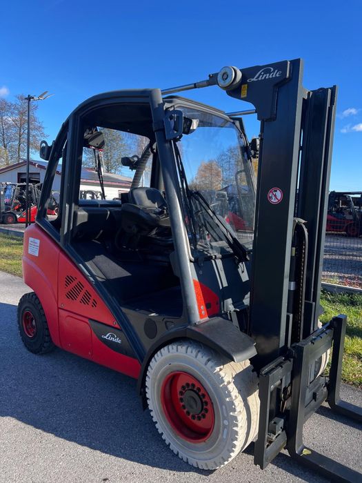 Wózek Widłowy Linde H35T-02 Evo 2017 Rok Duplex Wolny Skok Nowe Opony