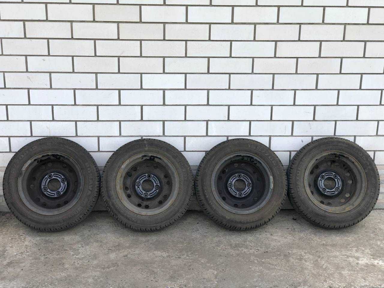 Диски с зимней резиной 155/70 R13 на Daewoo Matiz