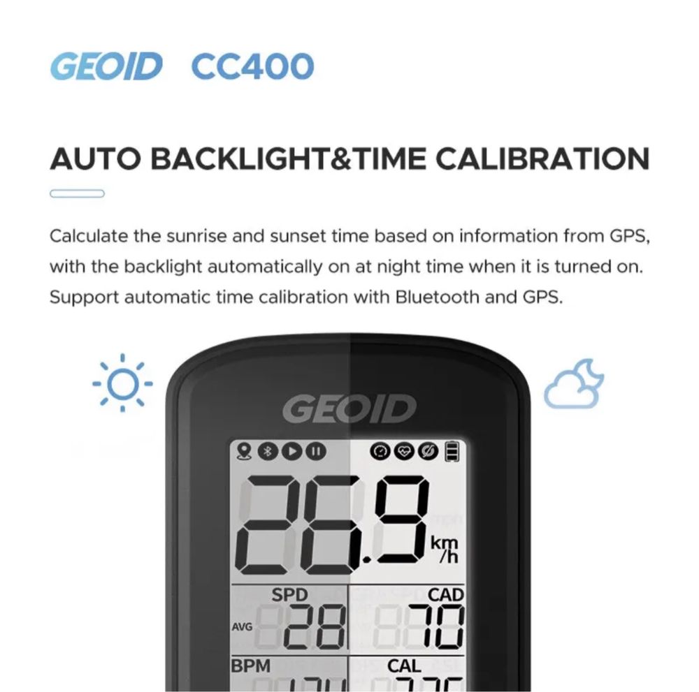 GPS велокомпютер GEOID CC400