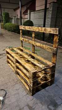 Скамейка з натуральної деревини