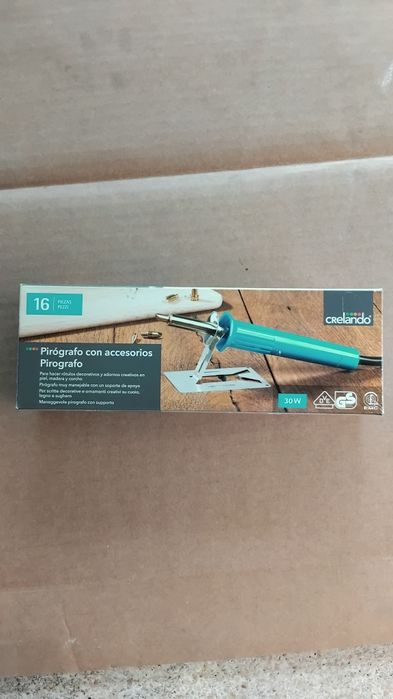 Pirografo com acessórios