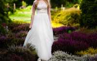 Suknia ślubna - model LEO - kolor ecru/ivory- 36/38- Tess Bridal