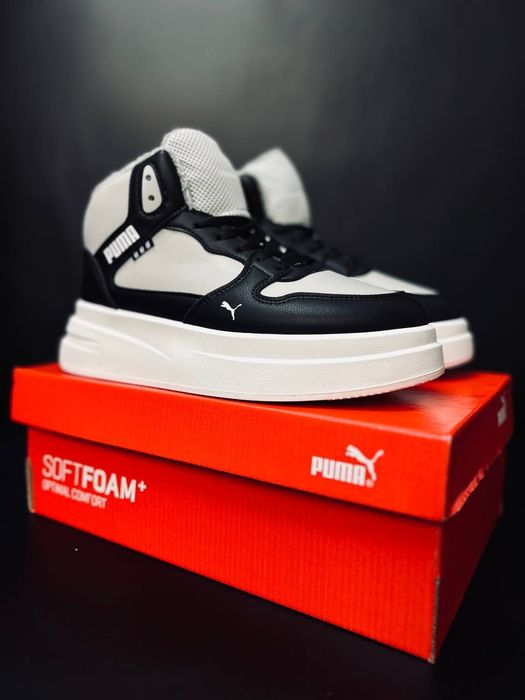 Женские кроссовки Puma Кожаные зимові кросівки пума