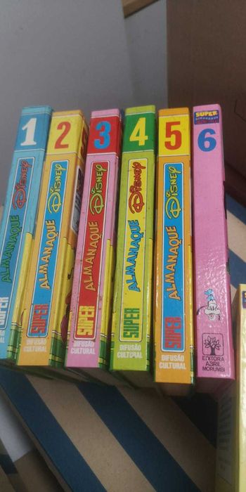 Super almanaque Disney. Anos 80. 12 primeiros numeros