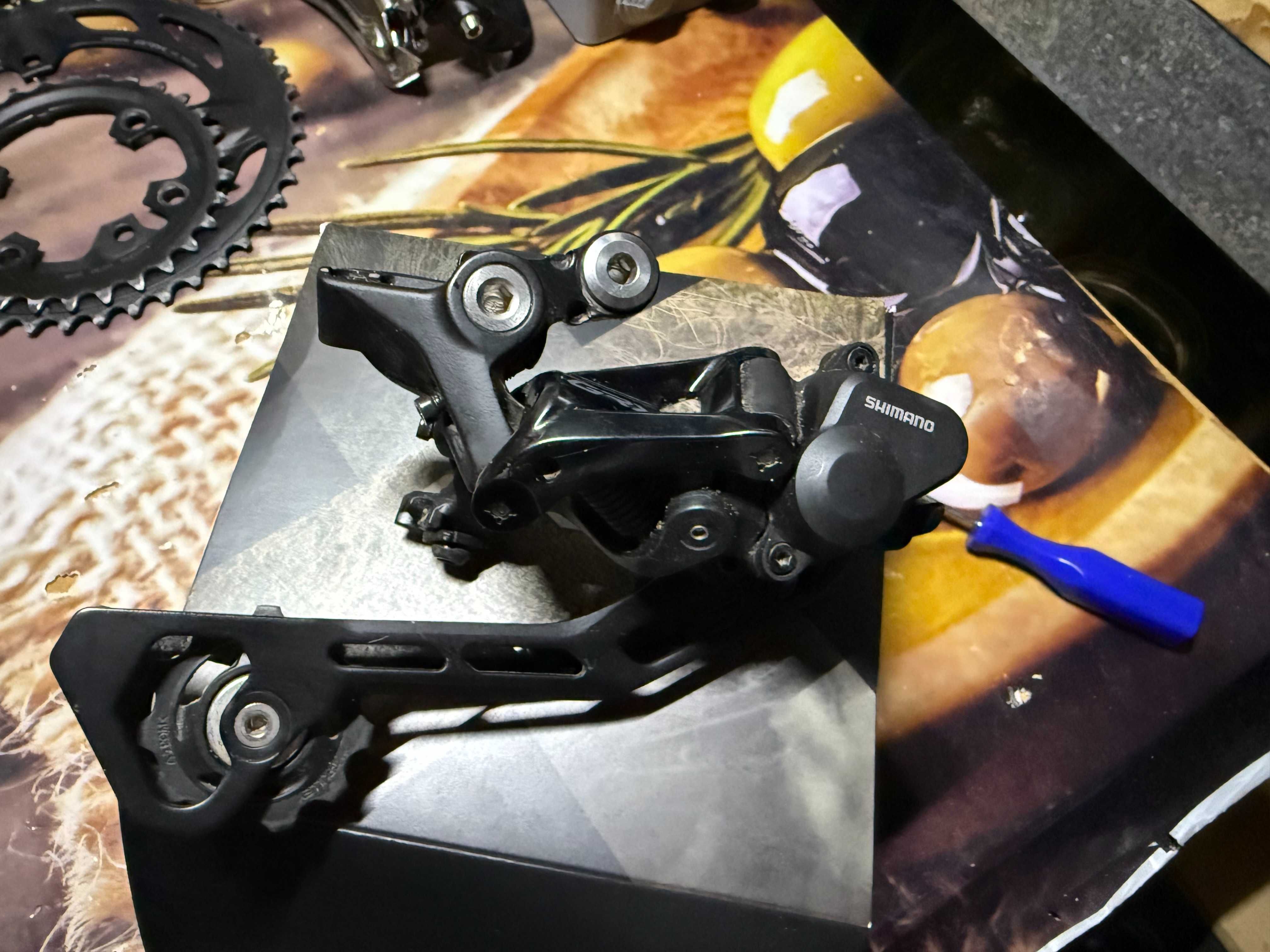 Перемикач задній Shimano GRX 400 RD-RX400, Shadow +, 10 швидкостей