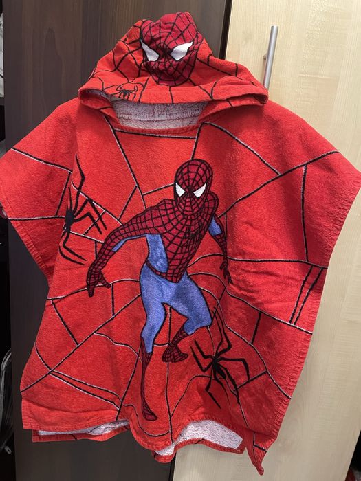 Ręcznik kąpielowy z kapturem Spider man
