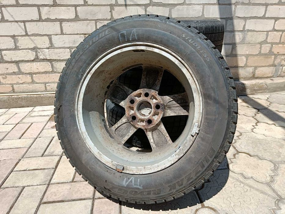 Резина 205/60 R16 Bridgestone Blizzak Revo GZ зима+ диски лит Lancer X