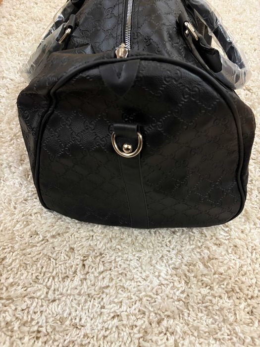Gucci big lather bag GG travel