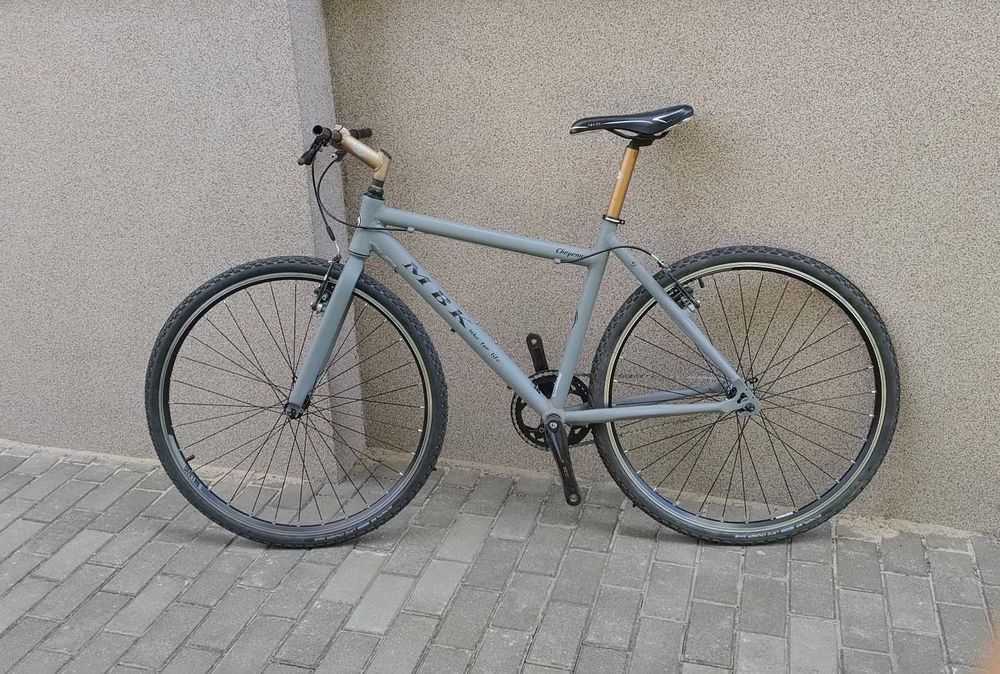 Rower single speed fixed gravel wyprawowy MBK Cheyenne flip alu 7005