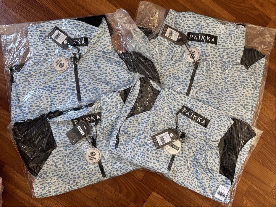 Голубий дощовик для собак Пайка Paikka