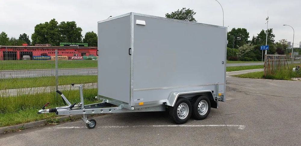 TEMARED BOX 3015/2 2T  Przyczepa ciężarowa dwuosiowa BOX KONTENER FURGON 300x145x180 2000DMC