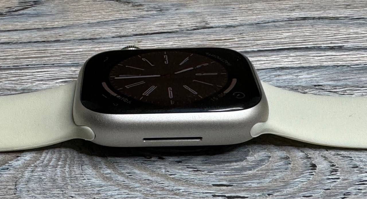 apple watch series 7 41 / series 8 41 starlight silver гарантия от8000