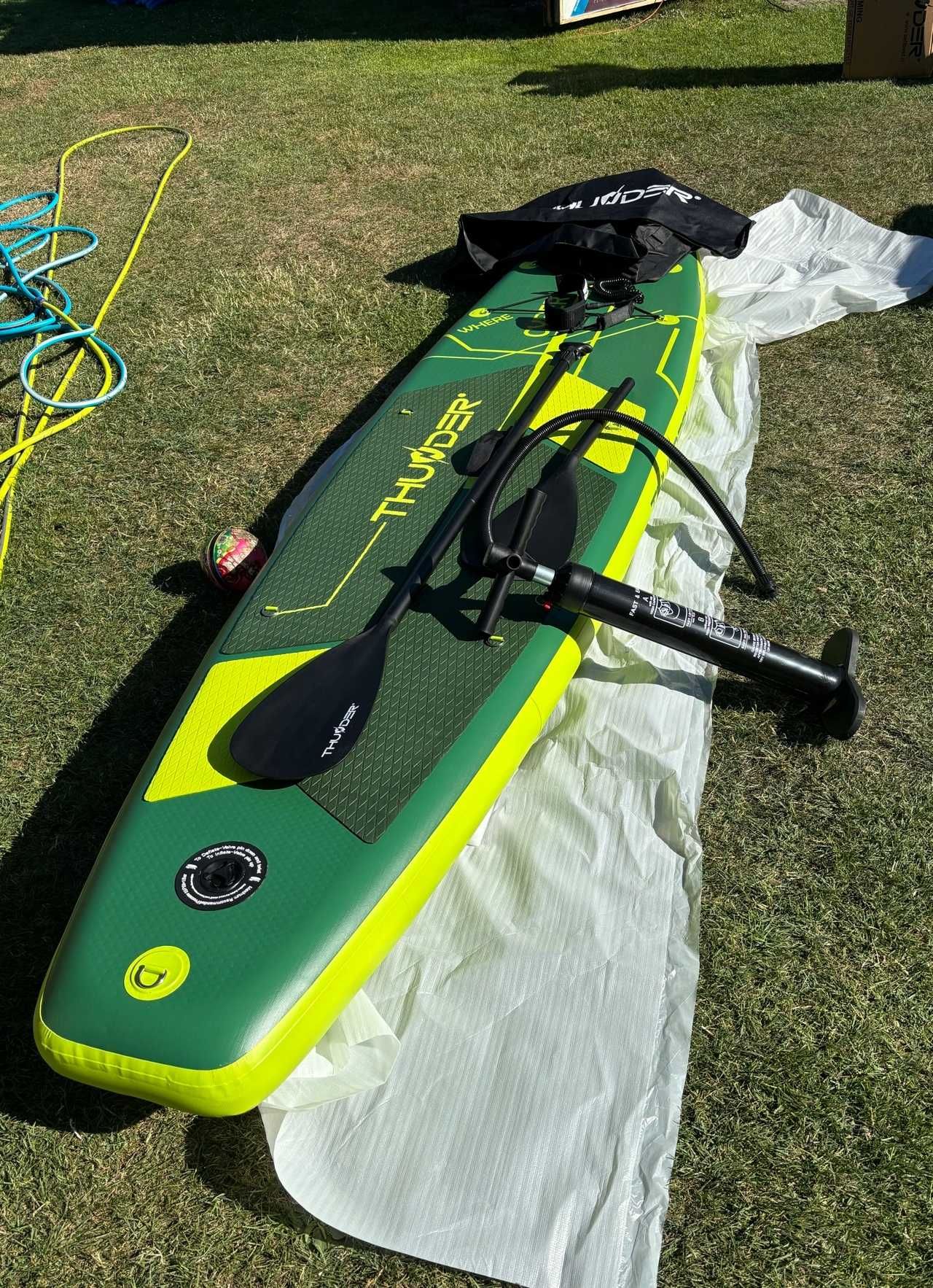 Deska SUP 320 cm pompowana z siedziskiem – zestaw do pływania