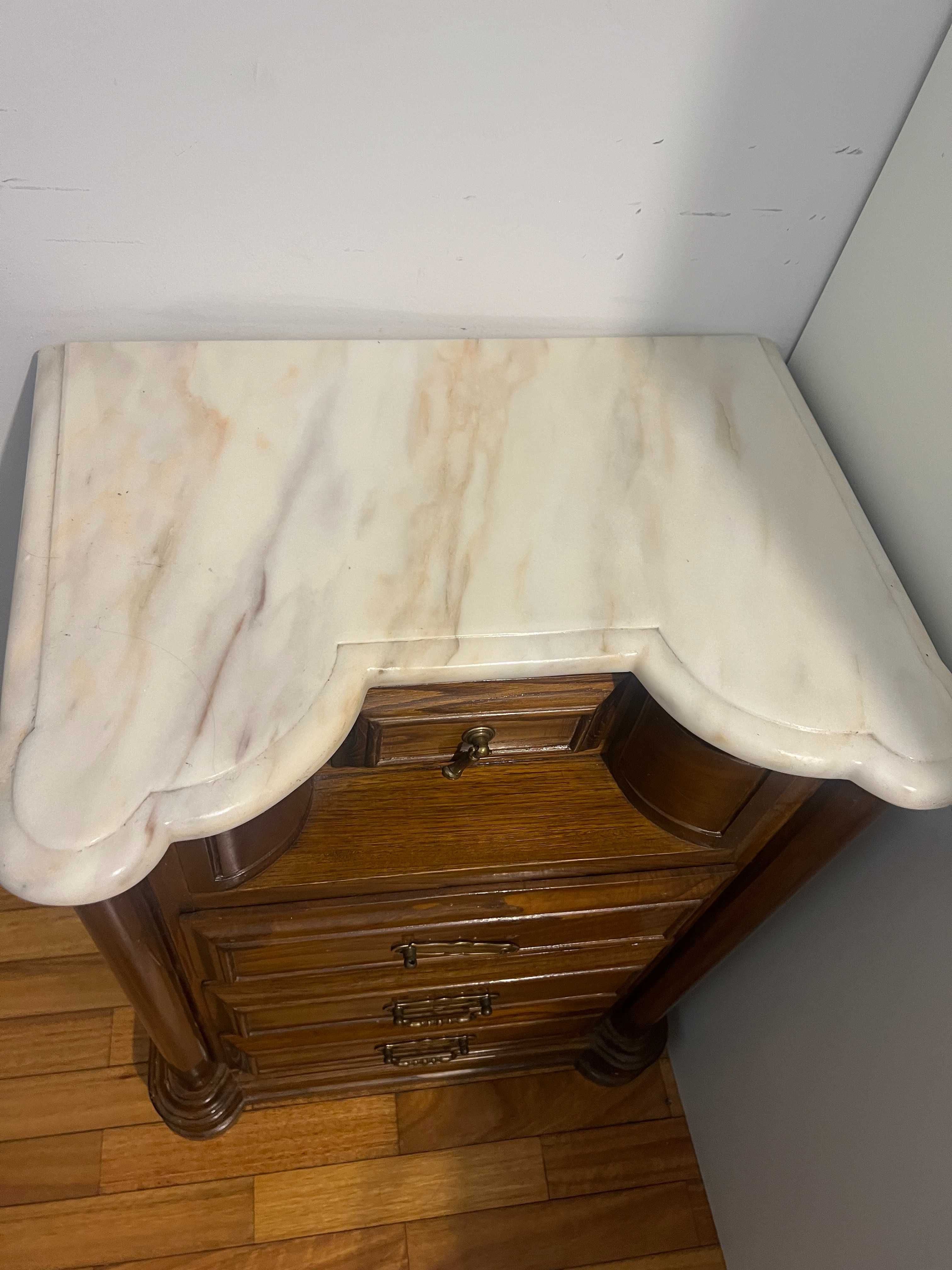 Vendo Quarto de Casal em Madeira Maciça com Mármore