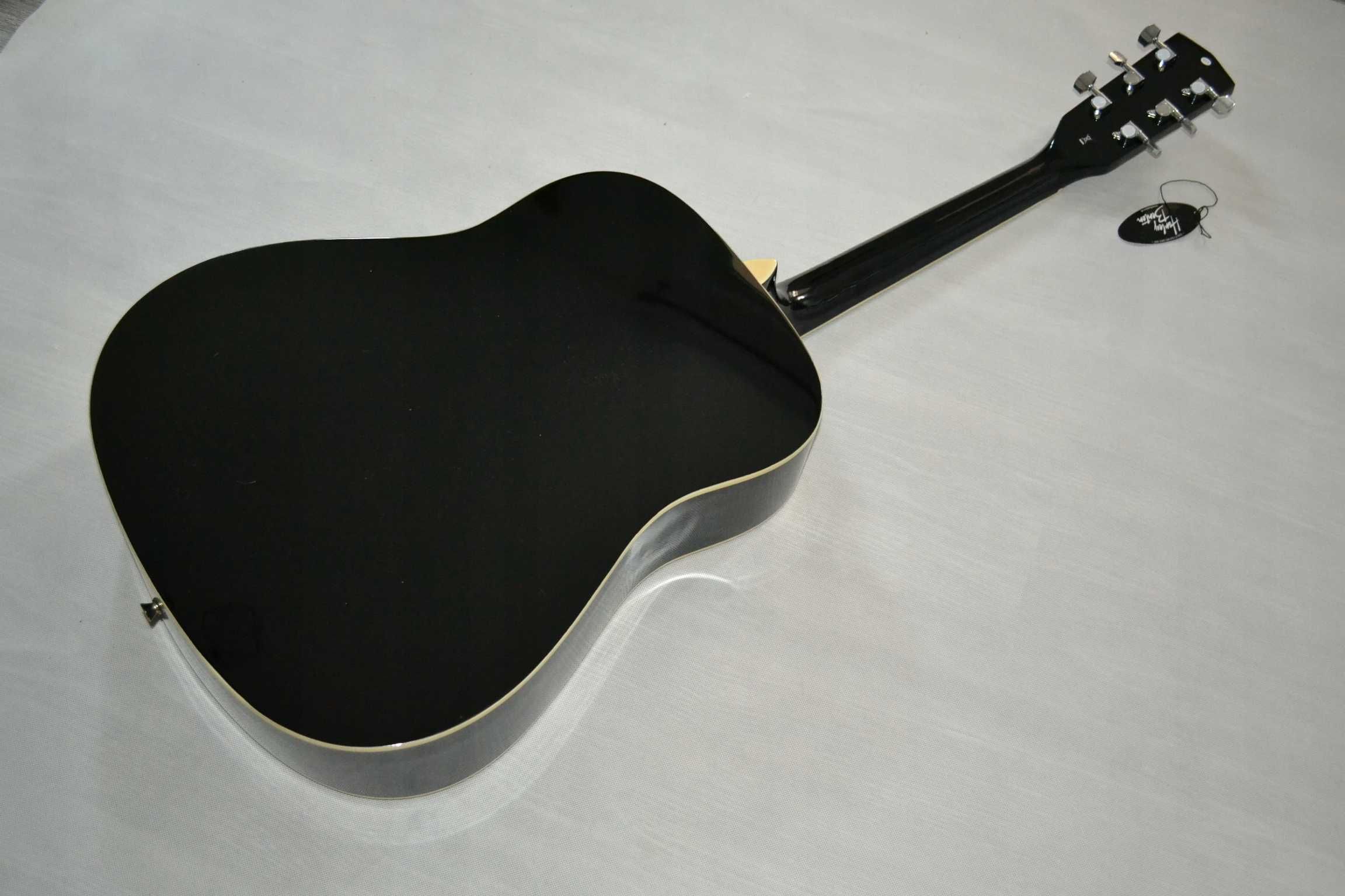 Harley Benton D-120 LH BK gitara akustyczna leworęczna -ustawiona!