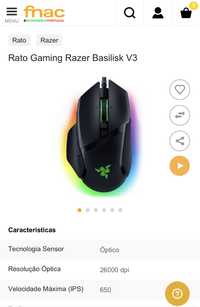 Rato Razer Gaming BASILISK V3