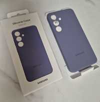 Чехол для Samsung Galaxy S24 Silicone Case Violet с подарком