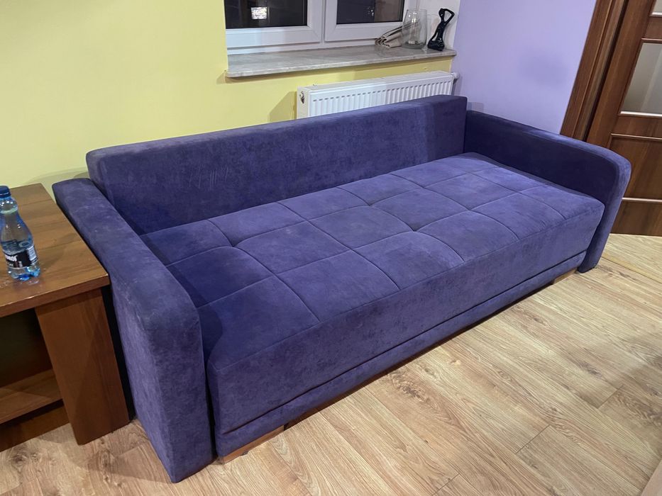 Sofa kanapa liliowa