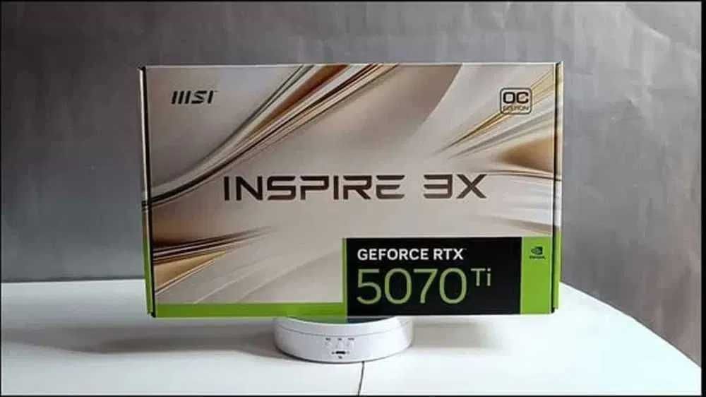 RTX 5070 TI msi inspire OC plus