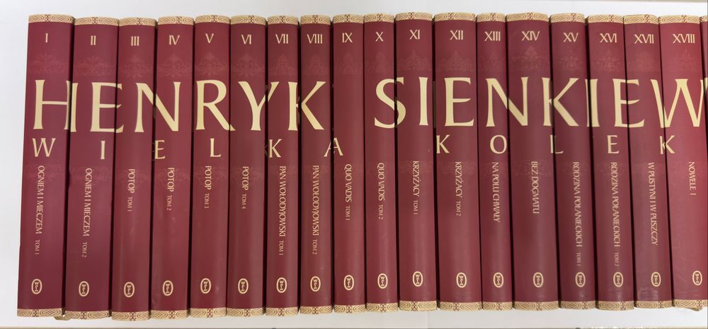 Henryk Sienkiewicz wielka kolekcja 21 tomów