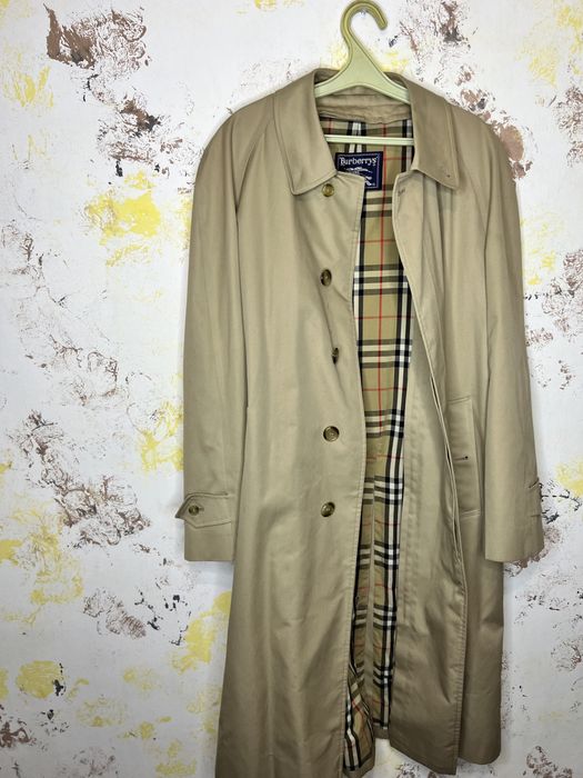 Плащ пальто мужское Burberry оригинал винтаж размер M - L