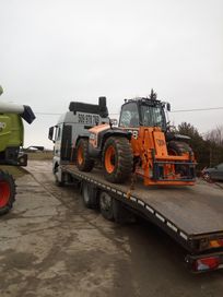 Usługi transportowe laweta transport maszyn rolniczych i budowlanych